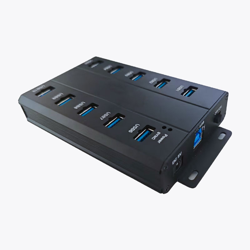 10-Port Industrial USB Hub