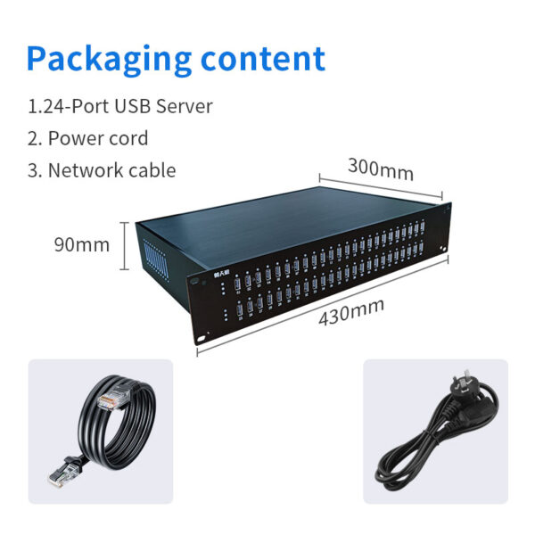 Usb Netserver 48-Port USB Server CTJ-Net48 | USB over Ethernet Device Server ...
